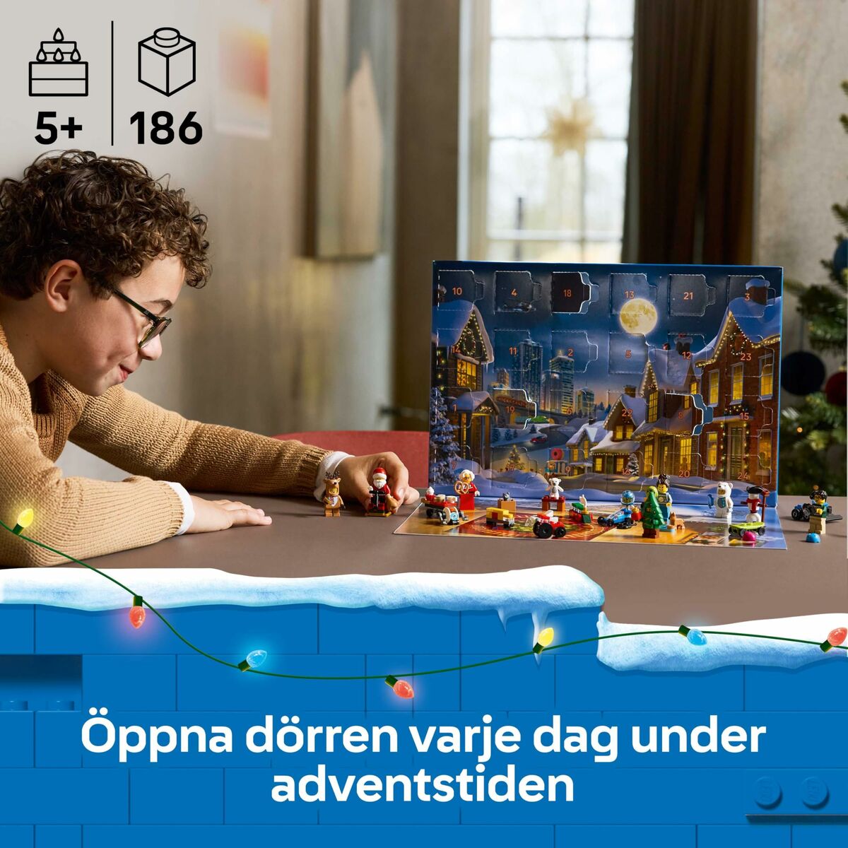 Set de Construcție Lego 60475 Advent Calender 2025 City 186 Piese - Jucarii si jocuri