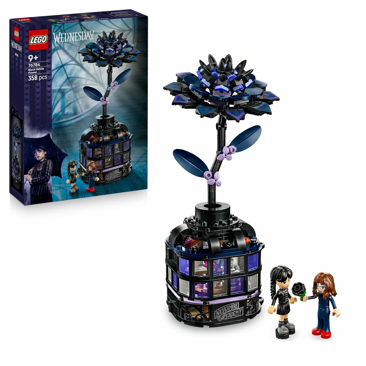Set de Construcție Lego WEDNESDAY 76784 Black Dahlia Flower 358 Piese - Jucarii si jocuri