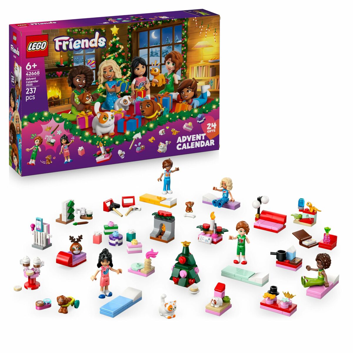 Set de Construcție Lego 42668 Advent Calender 2025 Friends 237 Piese - Jucarii si jocuri