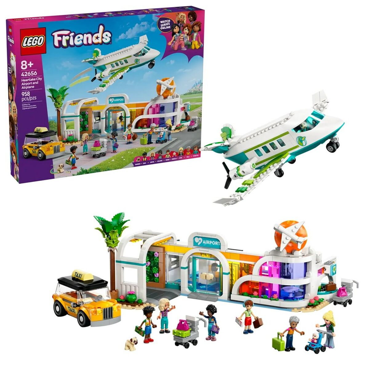 Set de Construcție Lego FRIENDS 42656 Heartlake City Airport 958 Piese - Jucarii si jocuri