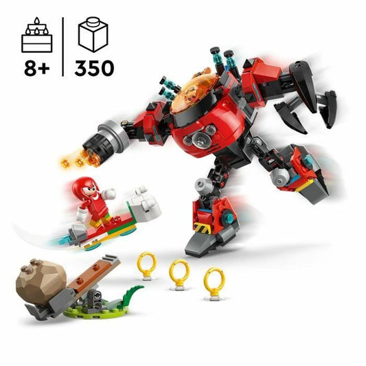 Set de Construcție Lego 77005 Sonic Knuckles VS Dr. Eggman Egg Crusher Mech 350 Piese - Jucarii si jocuri