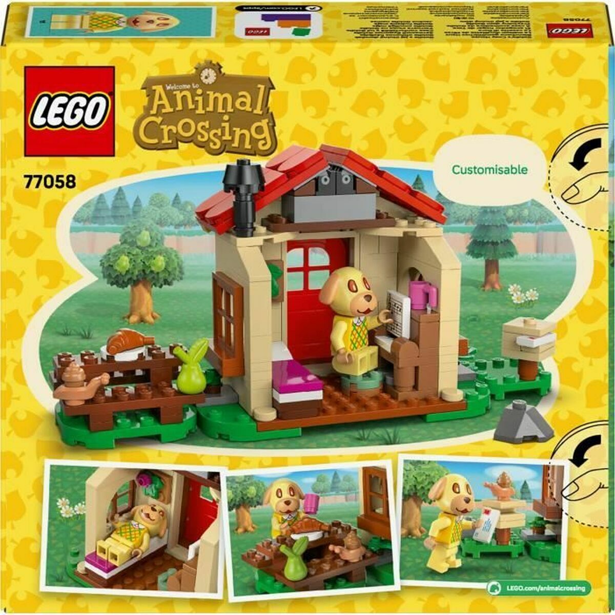 Set de Construcție Lego 77058 Animal Crossing Tere's cosy home 149 Piese - Jucarii si jocuri