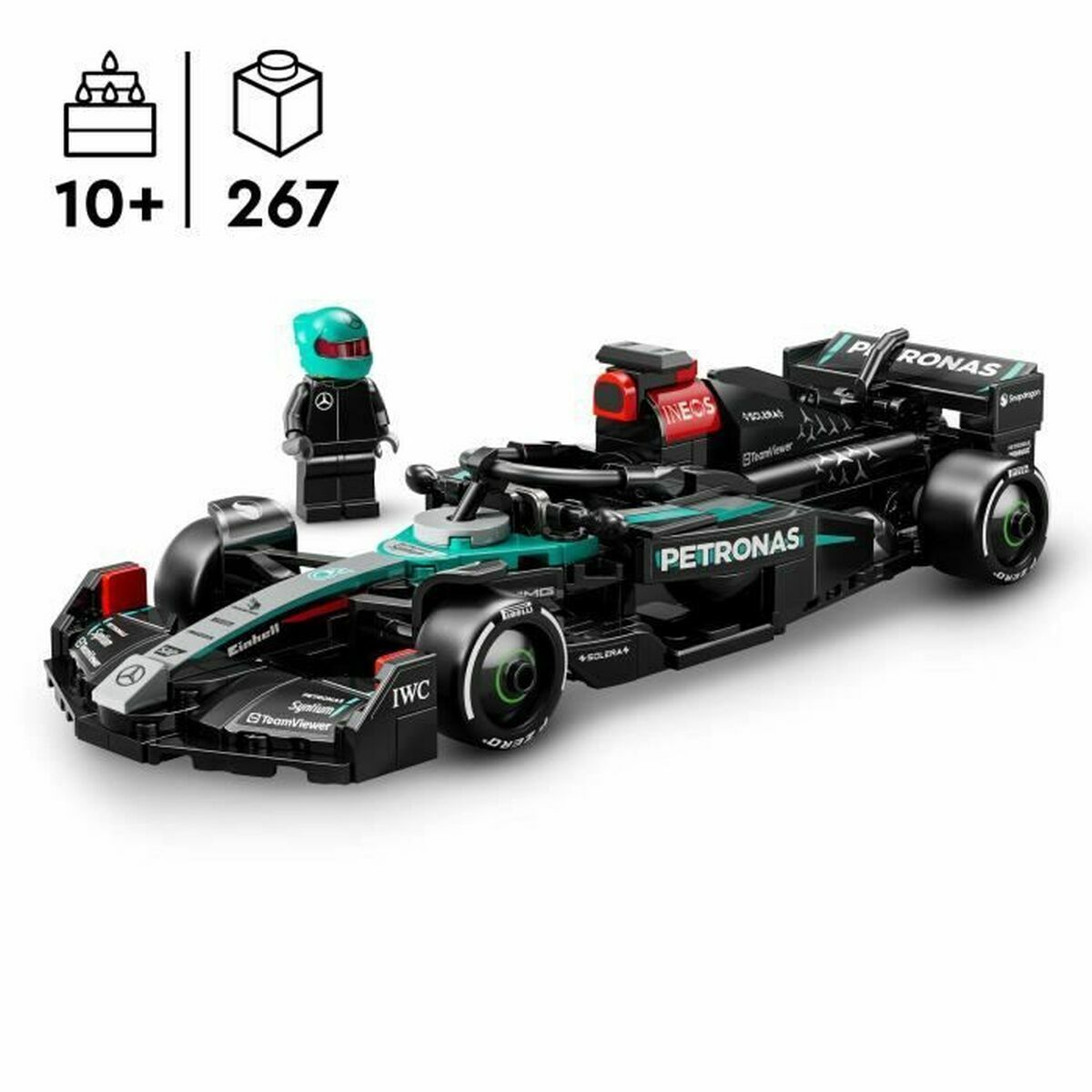 Set de Construcție Lego 77244 Mercedes-AMG W15 F1 267 Piese - Jucarii si jocuri