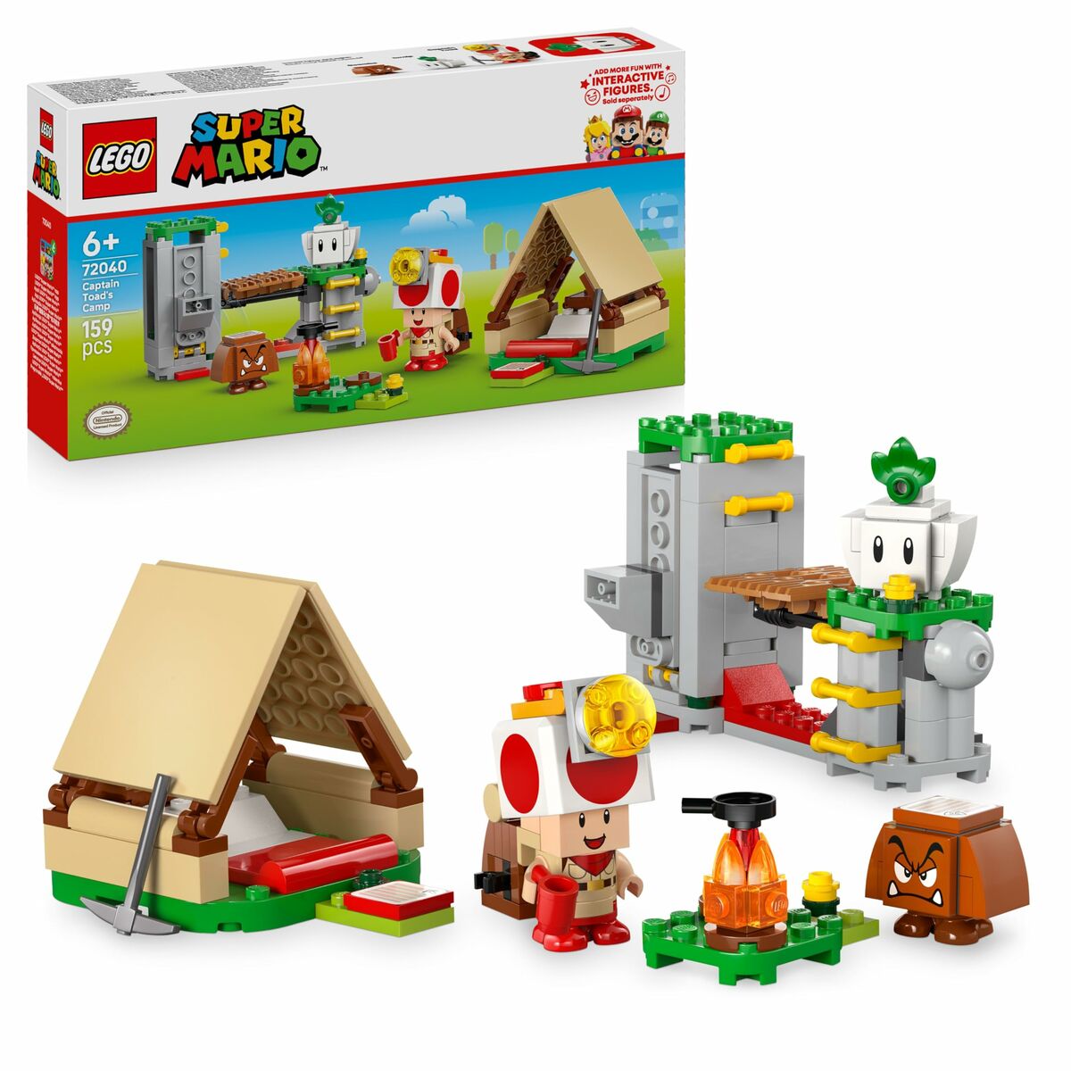 Set de Construcție Lego 72040 Super Mario Captain Toad's Camp 159 Piese - Jucarii si jocuri