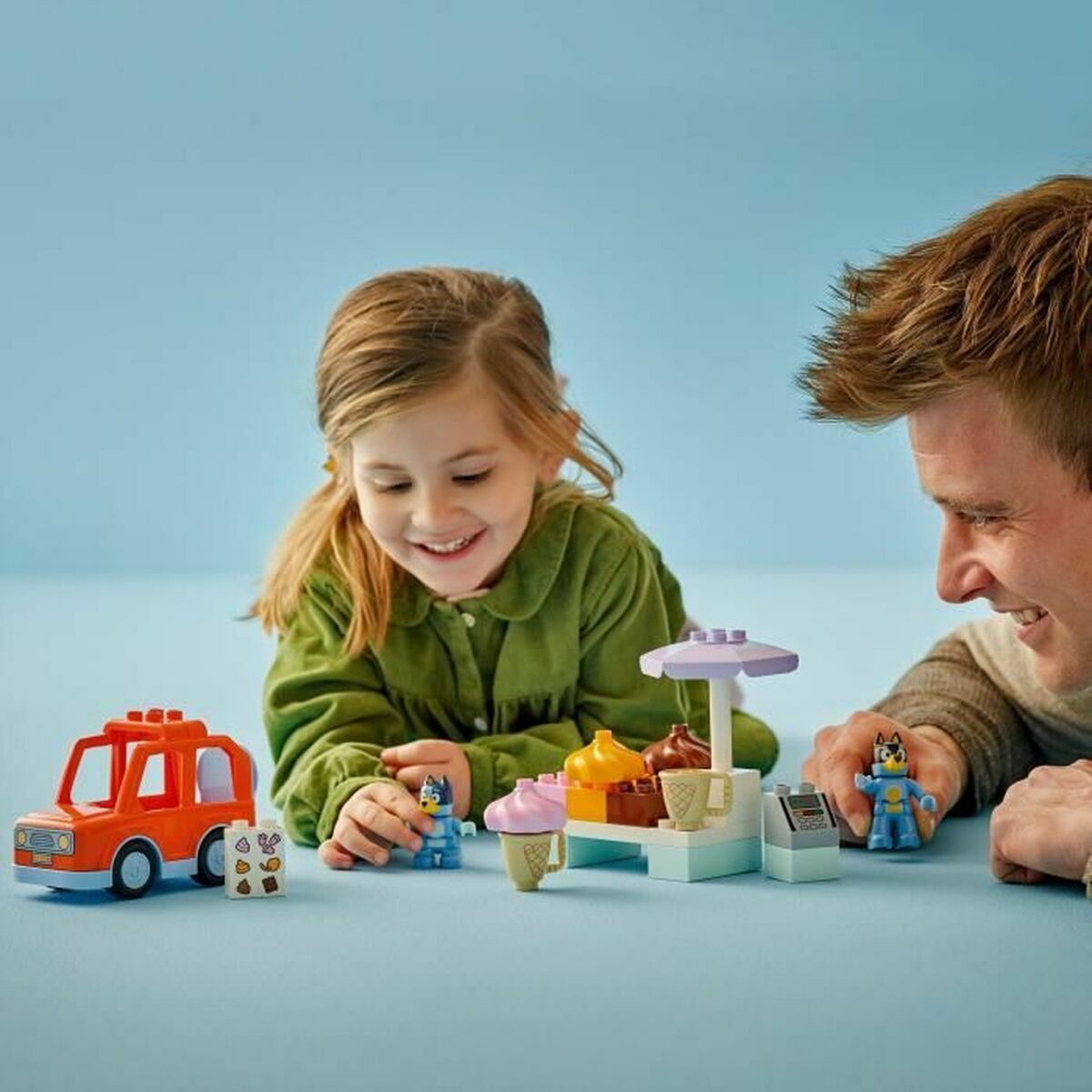 Set de Construcție Lego Duplo 10458 Ice Cream Trip with Bluey 22 Piese - Jucarii si jocuri