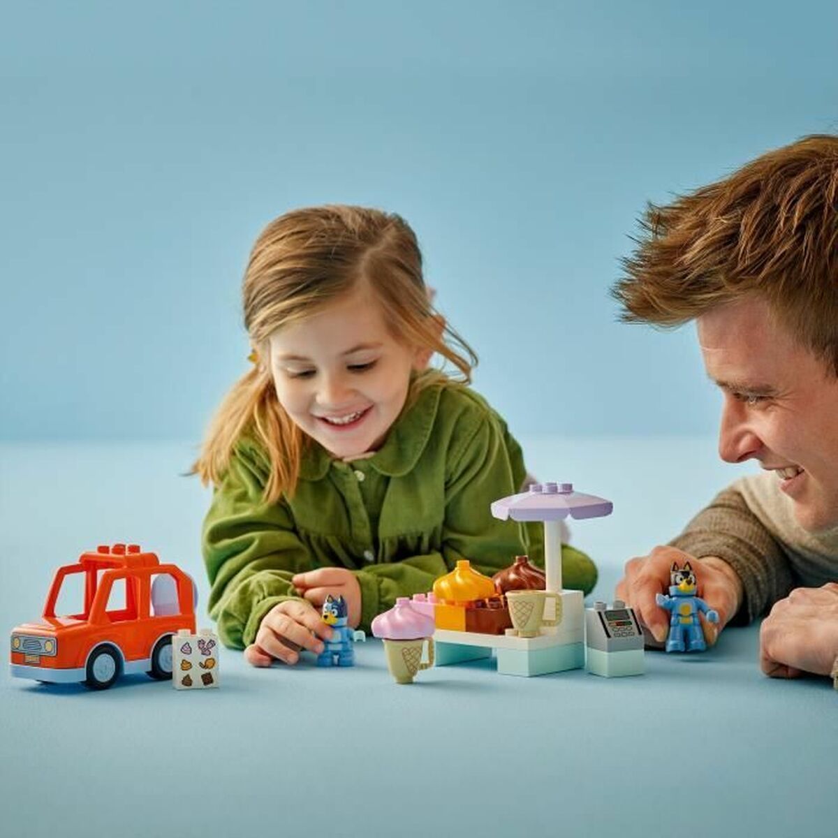 Set de Construcție Lego Duplo 10458 Ice Cream Trip with Bluey 22 Piese - Jucarii si jocuri