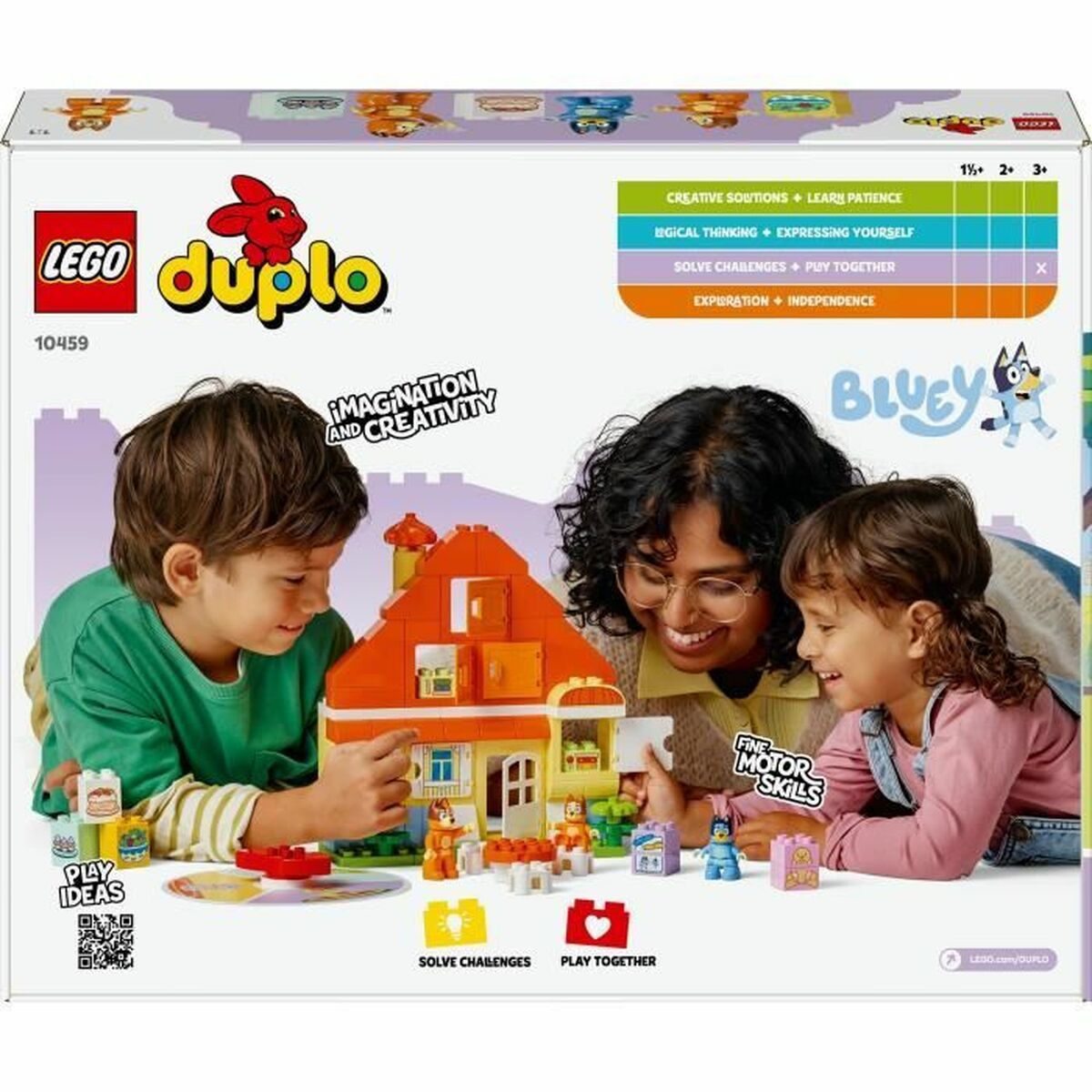 Set de Construcție Lego DUPLO 10459 Bluey's Family House with Memory 83 Piese - Jucarii si jocuri