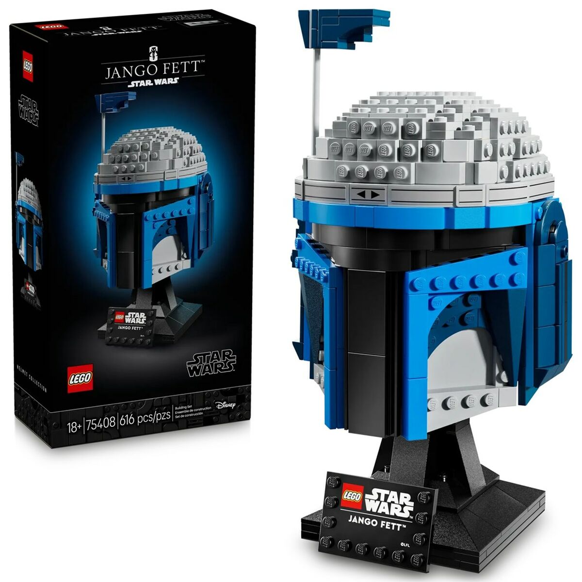 Set de Construcție Lego STAR WARS 75408 Jango Fett Helmet 616 Piese - Jucarii si jocuri