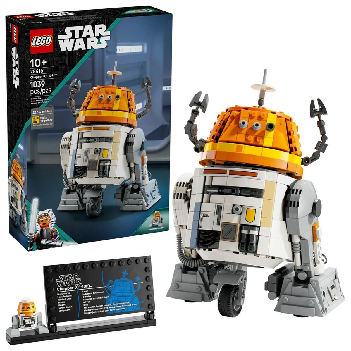 Set de Construcție Lego STAR WARS 75416 Chopper (C1-10P) 1039 Piese - Jucarii si jocuri