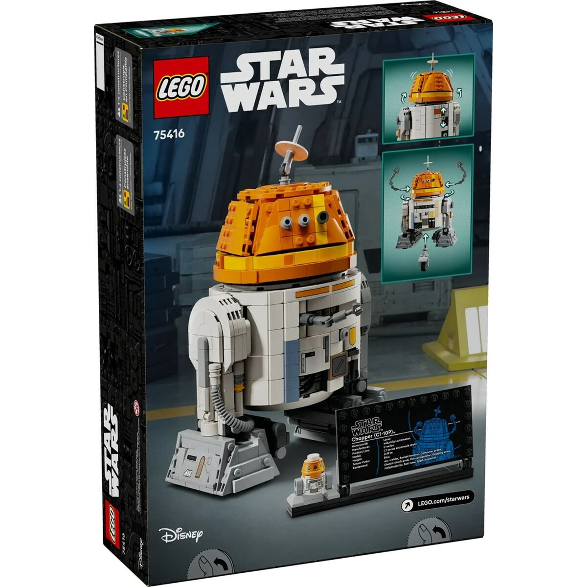 Set de Construcție Lego STAR WARS 75416 Chopper (C1-10P) 1039 Piese - Jucarii si jocuri