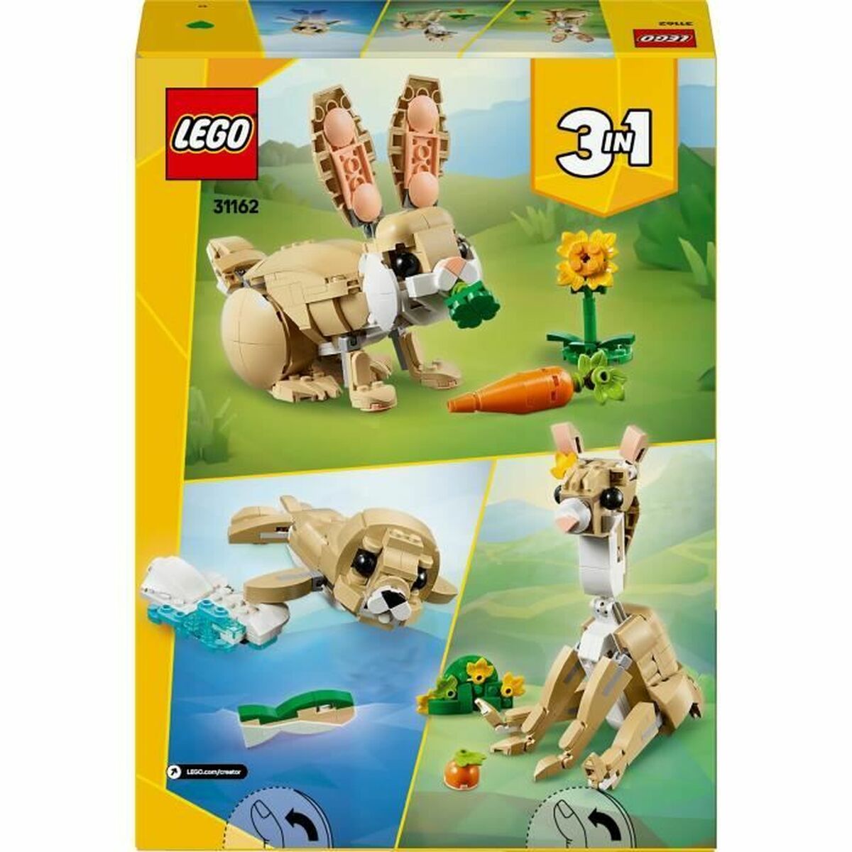 Set de Construcție Lego 31162 3-in-1 Adorable Bunny - Jucarii si jocuri