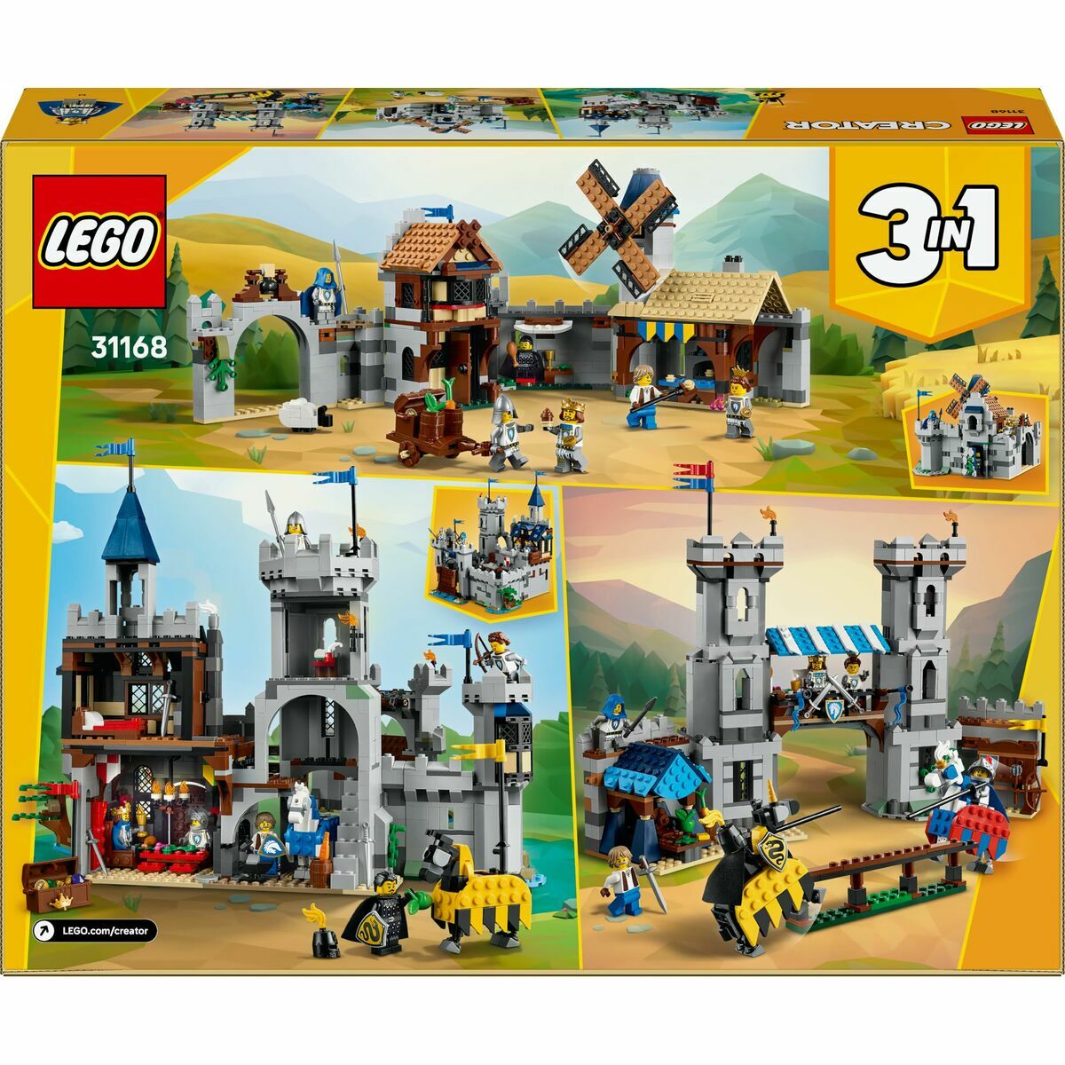 Set de Construcție Lego CREATOR 31168 Medieval Horse Knight Castle - Jucarii si jocuri
