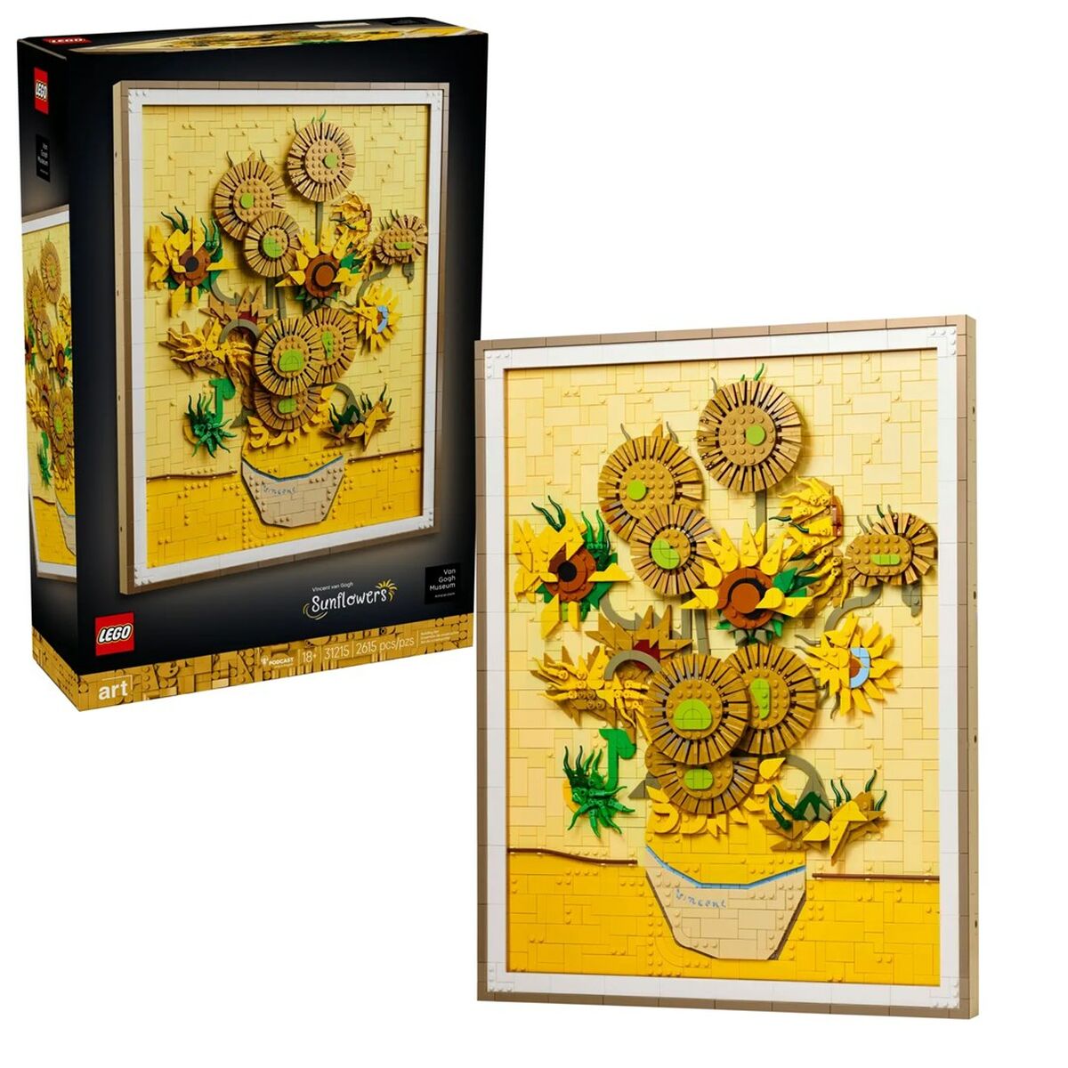Set de Construcție Lego ART 31215 Vincent van Gogh – Sunflowers 2615 Piese - Jucarii si jocuri