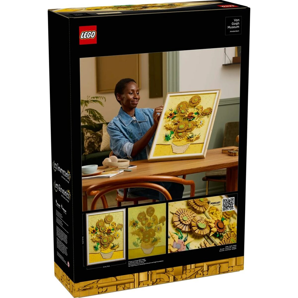 Set de Construcție Lego ART 31215 Vincent van Gogh – Sunflowers 2615 Piese - Jucarii si jocuri