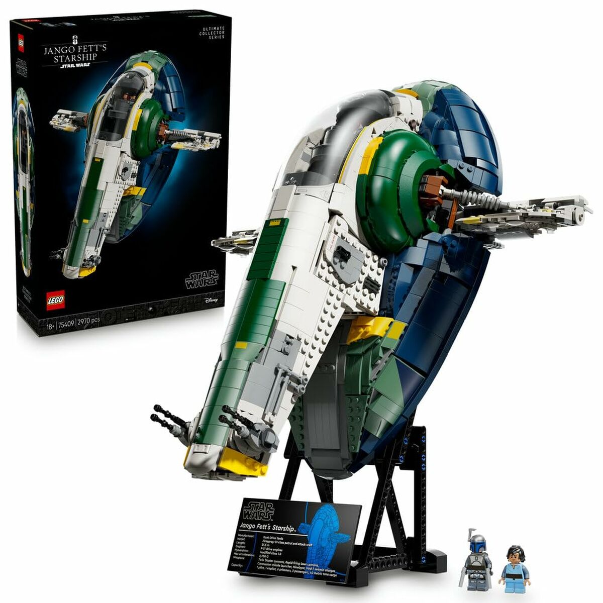 Set de Construcție Lego STAR WARS 75409 Jango Fett's Starship 2970 Piese - Jucarii si jocuri
