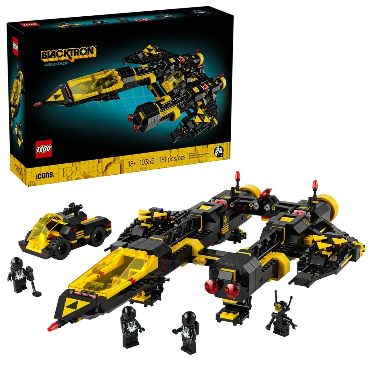 Set de Construcție Lego 10355 Blacktron Renegade 1151 Piese - Jucarii si jocuri