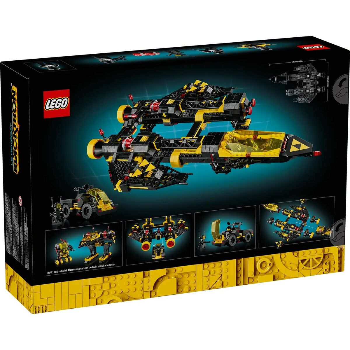 Set de Construcție Lego 10355 Blacktron Renegade 1151 Piese - Jucarii si jocuri