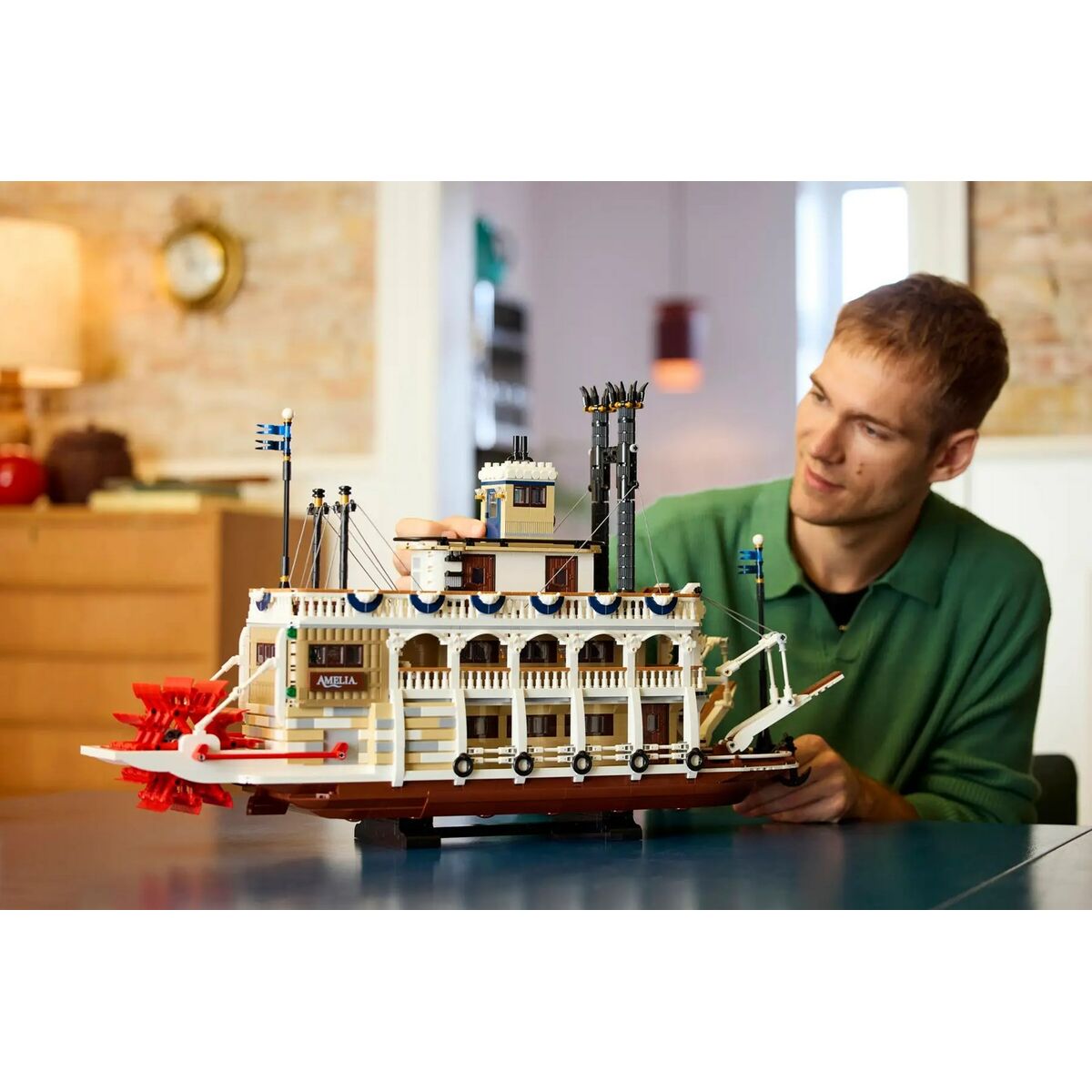 Set de Construcție Lego IDEAS 21356 River Steamboat 4900 Piese - Jucarii si jocuri