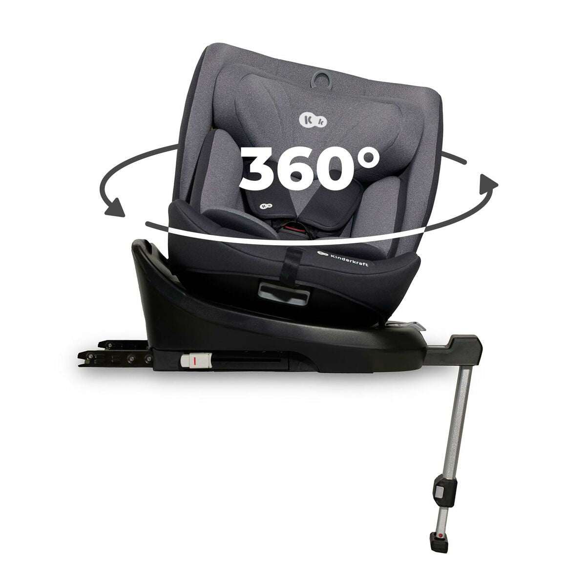 Scaun Auto Kinderkraft KCI36000GRY0000 Gri - Bebelus, Scaune auto și accesorii