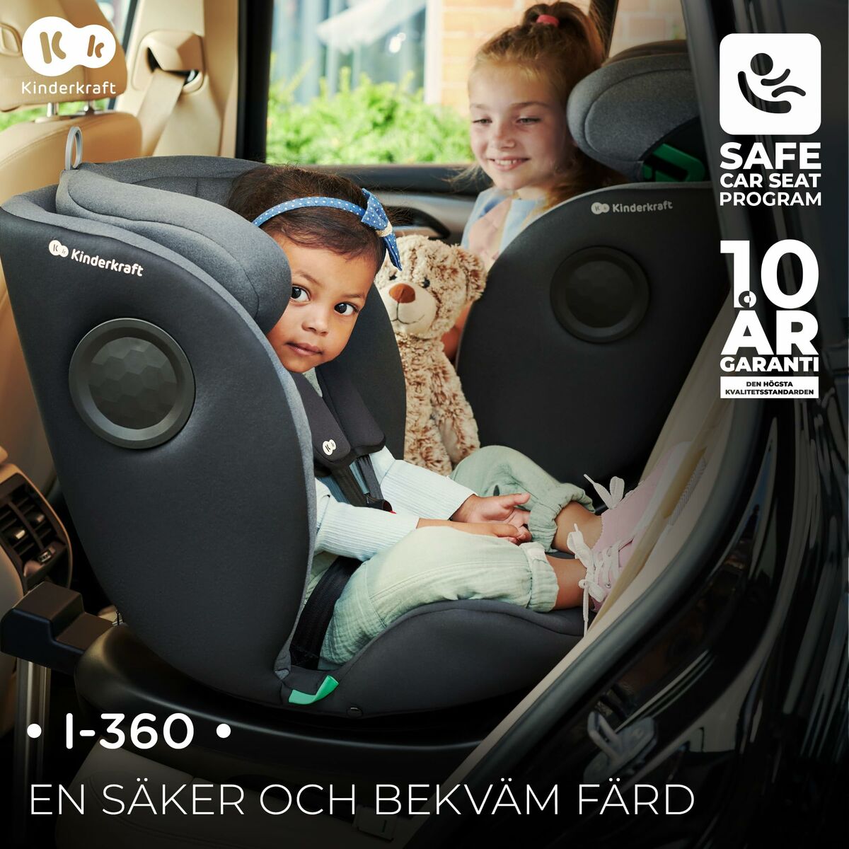 Scaun Auto Kinderkraft KCI36000GRY0000 Gri - Bebelus, Scaune auto și accesorii
