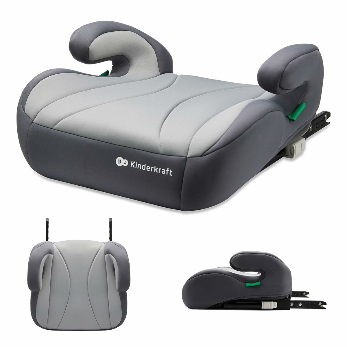 Scaun Auto Kinderkraft I-BOOST Gri - Bebelus, Scaune auto și accesorii