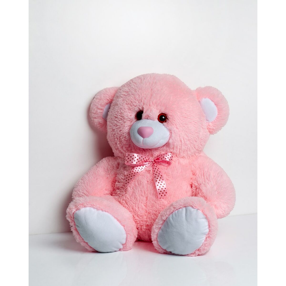 Urs de Pluș GO GIFT TOMMY 65 PK Roz Flauș 65 cm - Jucarii si jocuri, Jucării de pluș