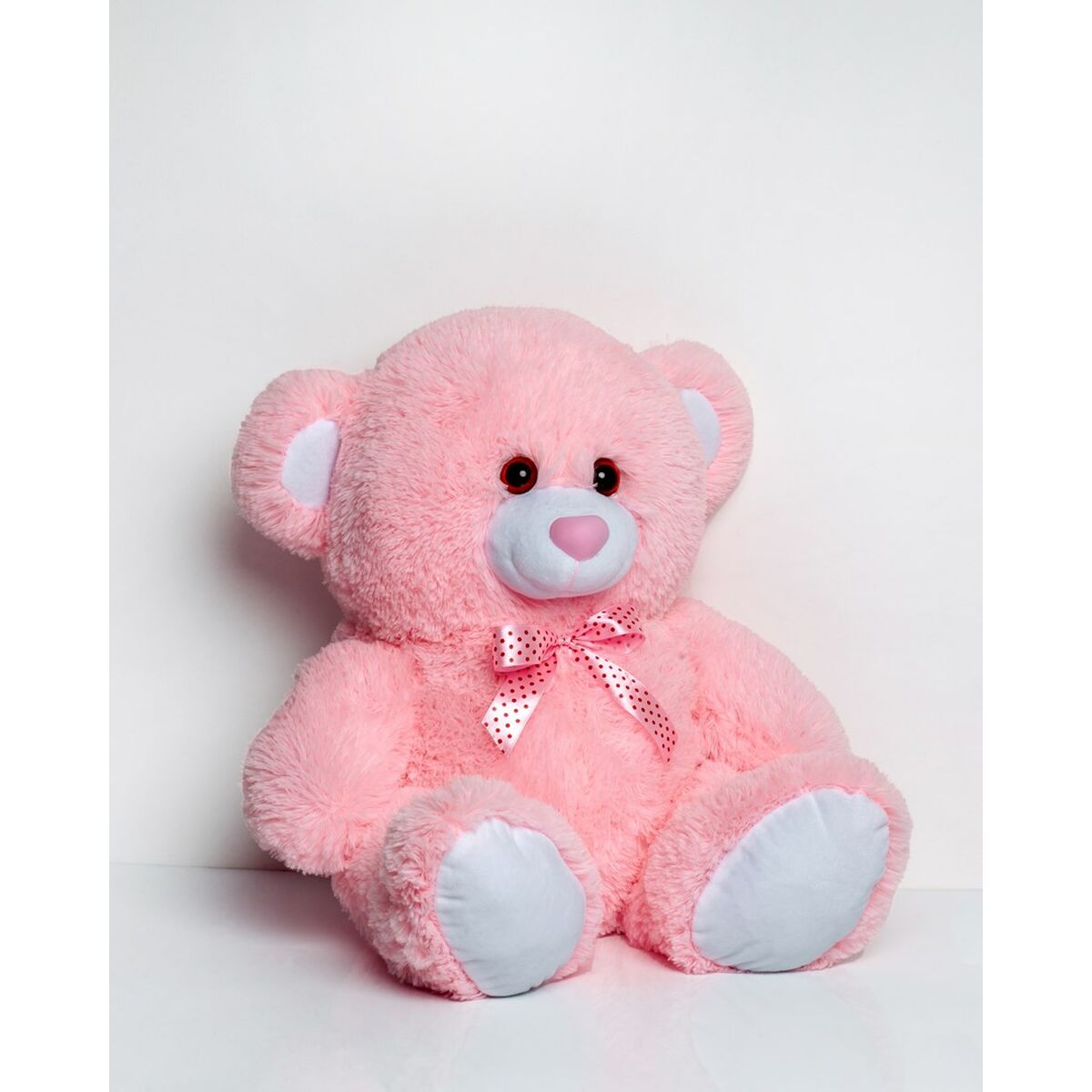 Urs de Pluș GO GIFT TOMMY 65 PK Roz Flauș 65 cm - Jucarii si jocuri, Jucării de pluș