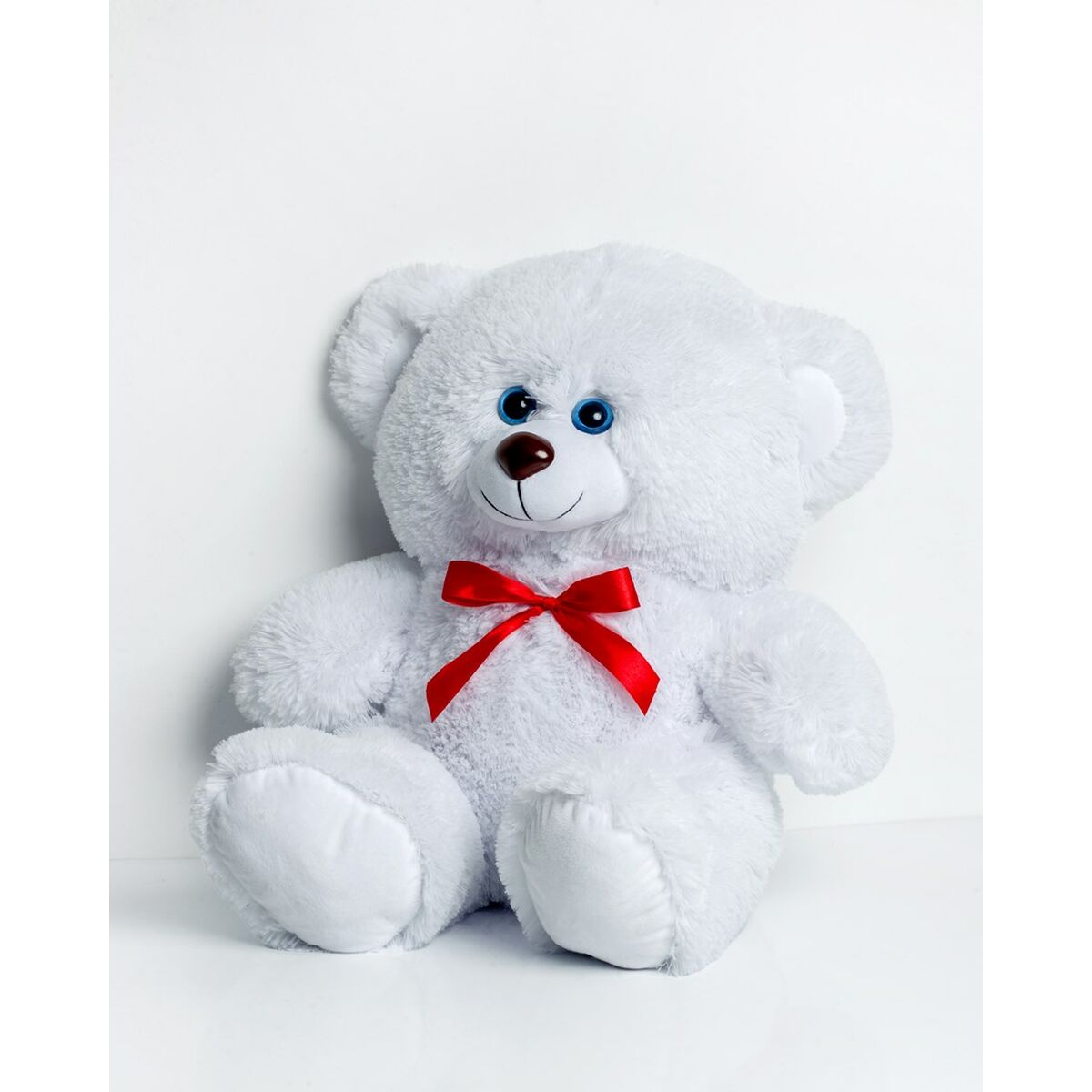Urs de Pluș GO GIFT TOMMY 65 WH Alb Flauș 65 cm - Jucarii si jocuri, Jucării de pluș
