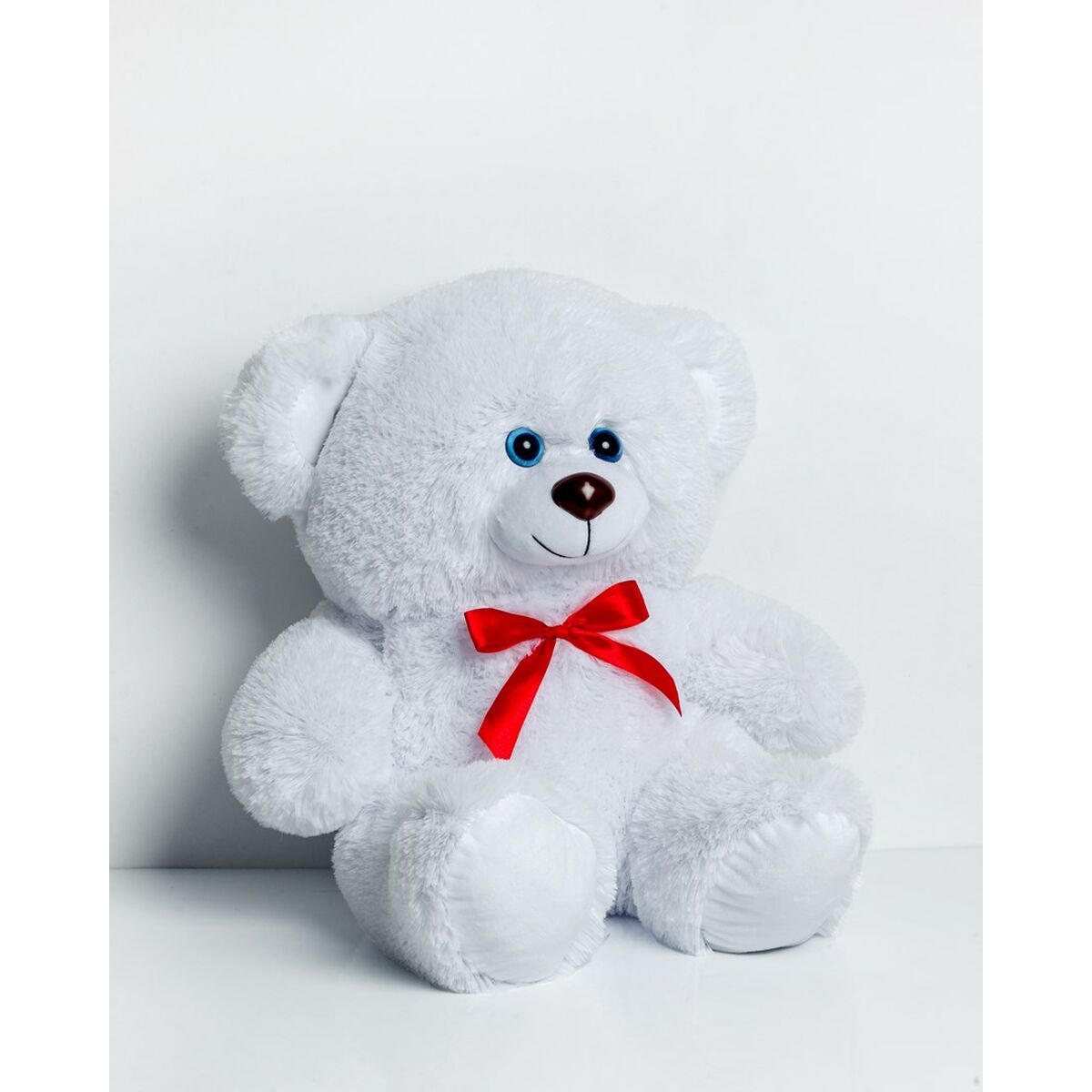 Urs de Pluș GO GIFT TOMMY 65 WH Alb Flauș 65 cm - Jucarii si jocuri, Jucării de pluș