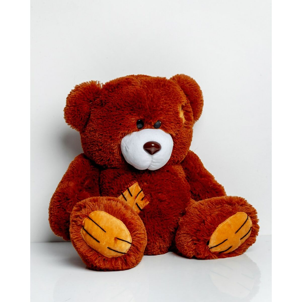 Urs de Pluș GO GIFT TEDDY 60 BR Maro Flauș 60 cm - Jucarii si jocuri, Jucării de pluș