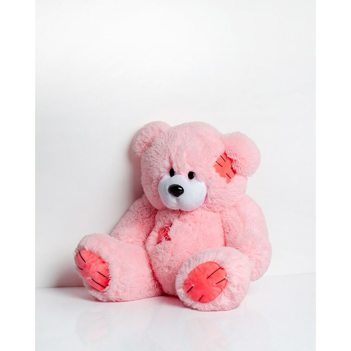 Urs de Pluș GO GIFT TEDDY 60 PK Roz Flauș 60 cm - Jucarii si jocuri, Jucării de pluș