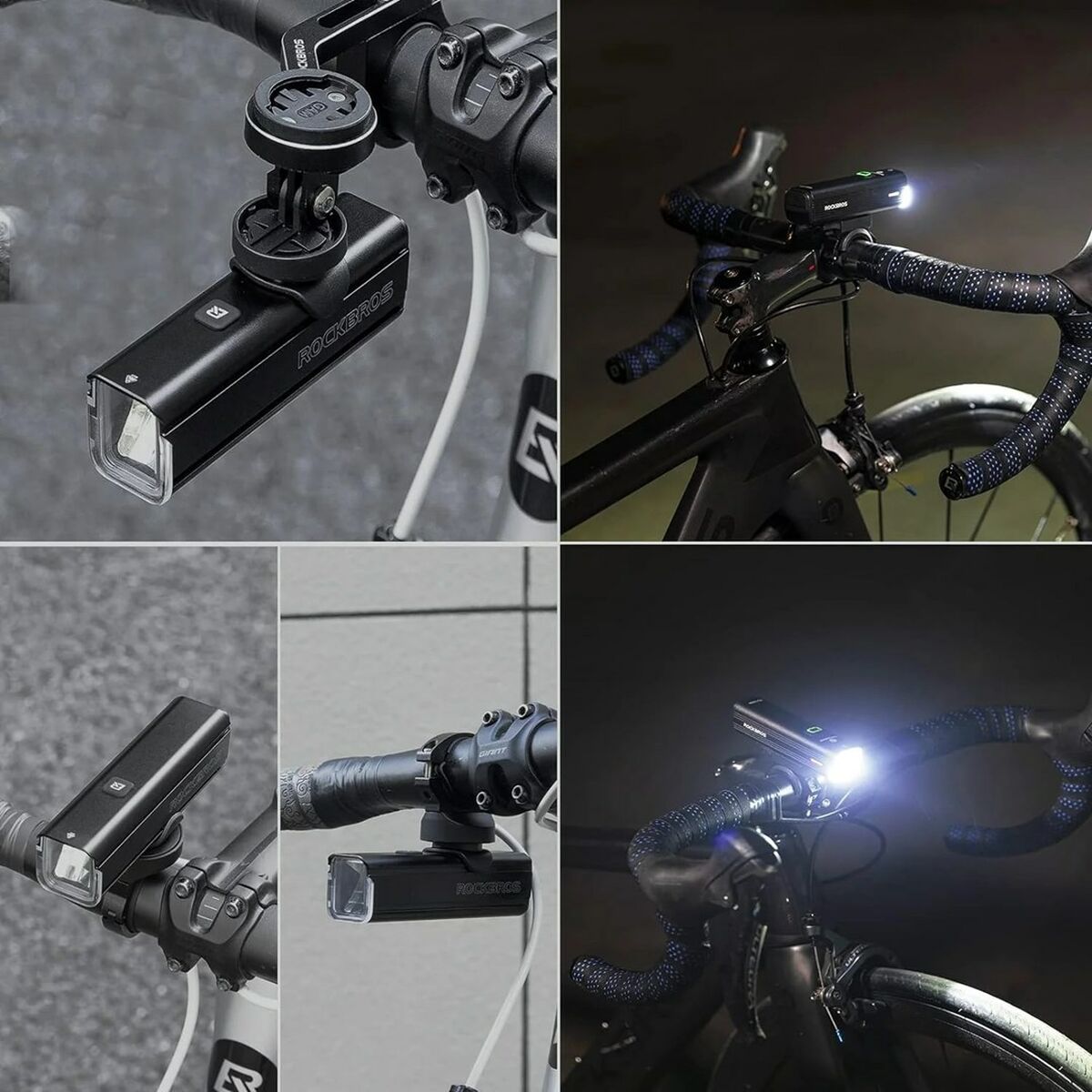 Lanternă LED pentru Bicicletă Rockbros 157353 - Sport și în aer liber, Ciclism