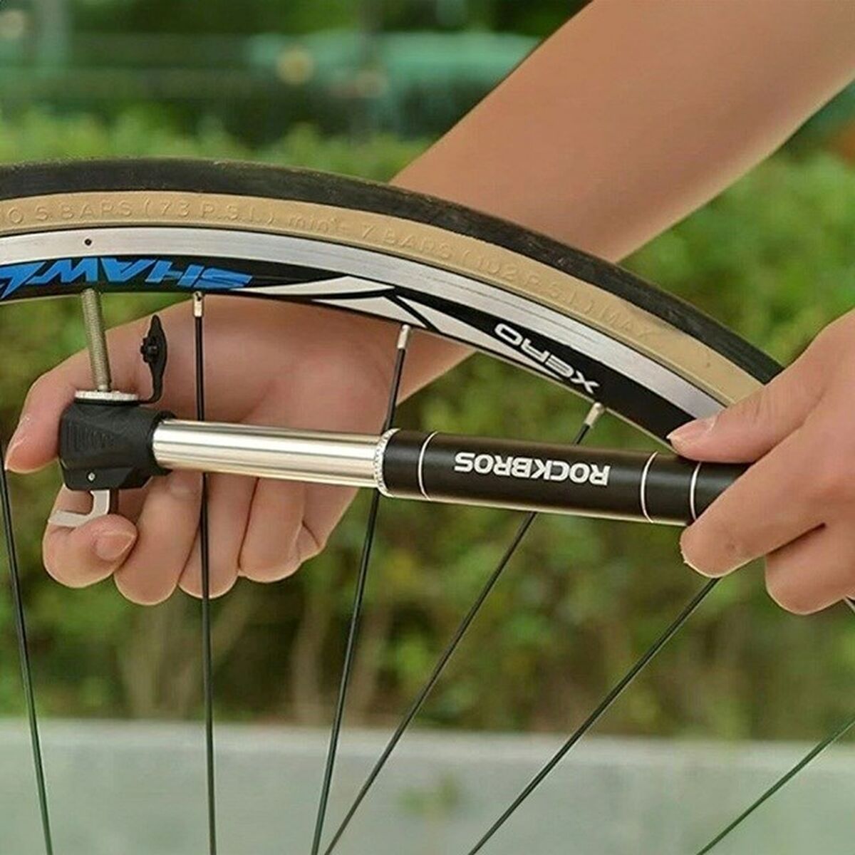 Pompă de aer Rockbros JG-1040B - Sport și în aer liber, Ciclism