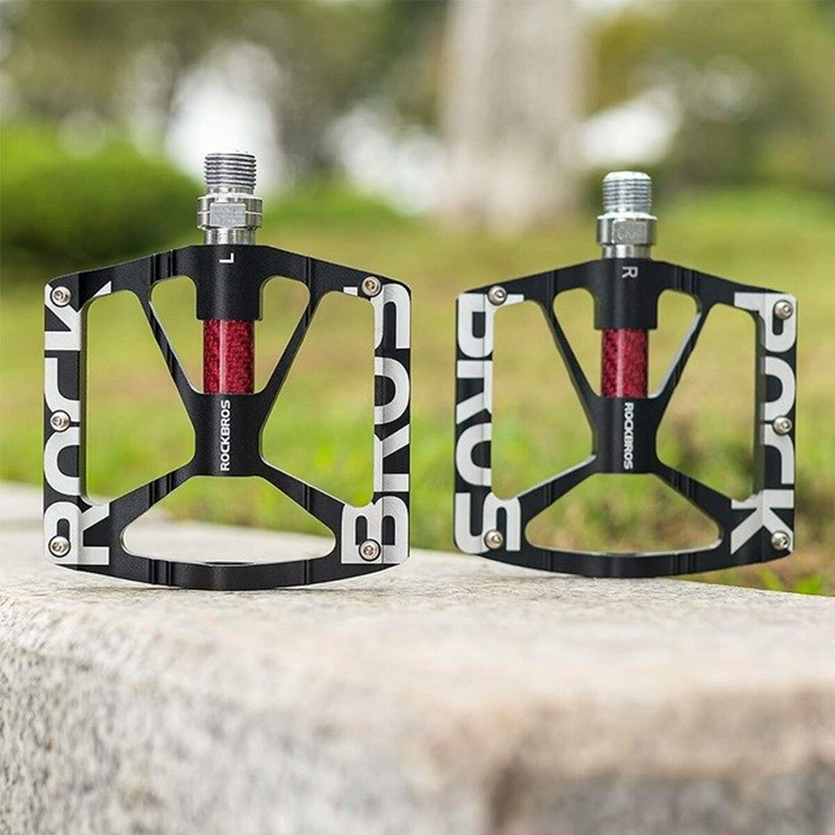 Pedale Rockbros 37213071001 Negru Argintiu - Sport și în aer liber, Ciclism