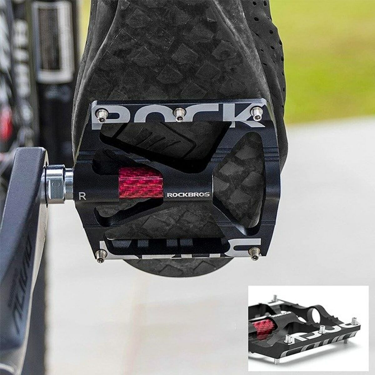 Pedale Rockbros 37213071001 Negru Argintiu - Sport și în aer liber, Ciclism