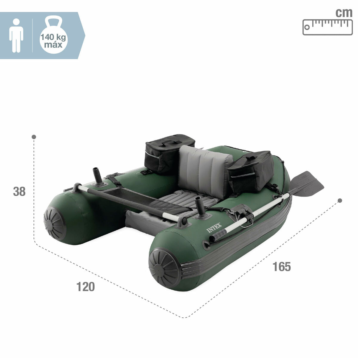 Barcă Gonflabilă Intex 119 x 38 x 165 cm - Sport și în aer liber, Sporturi acvatice