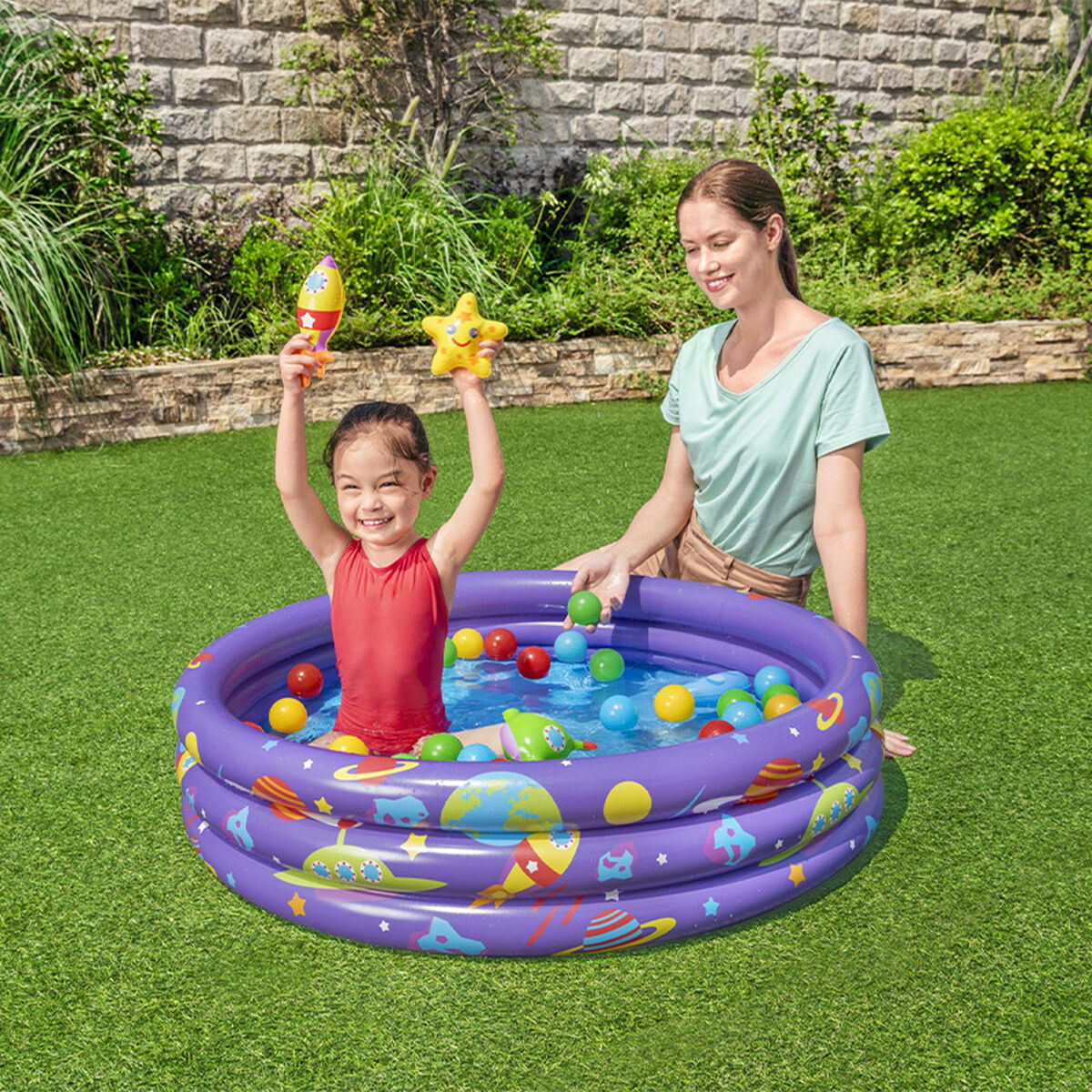Piscină cu Mingi Bestway 102 x 25 cm - Jucarii si jocuri, În aer liber și sport