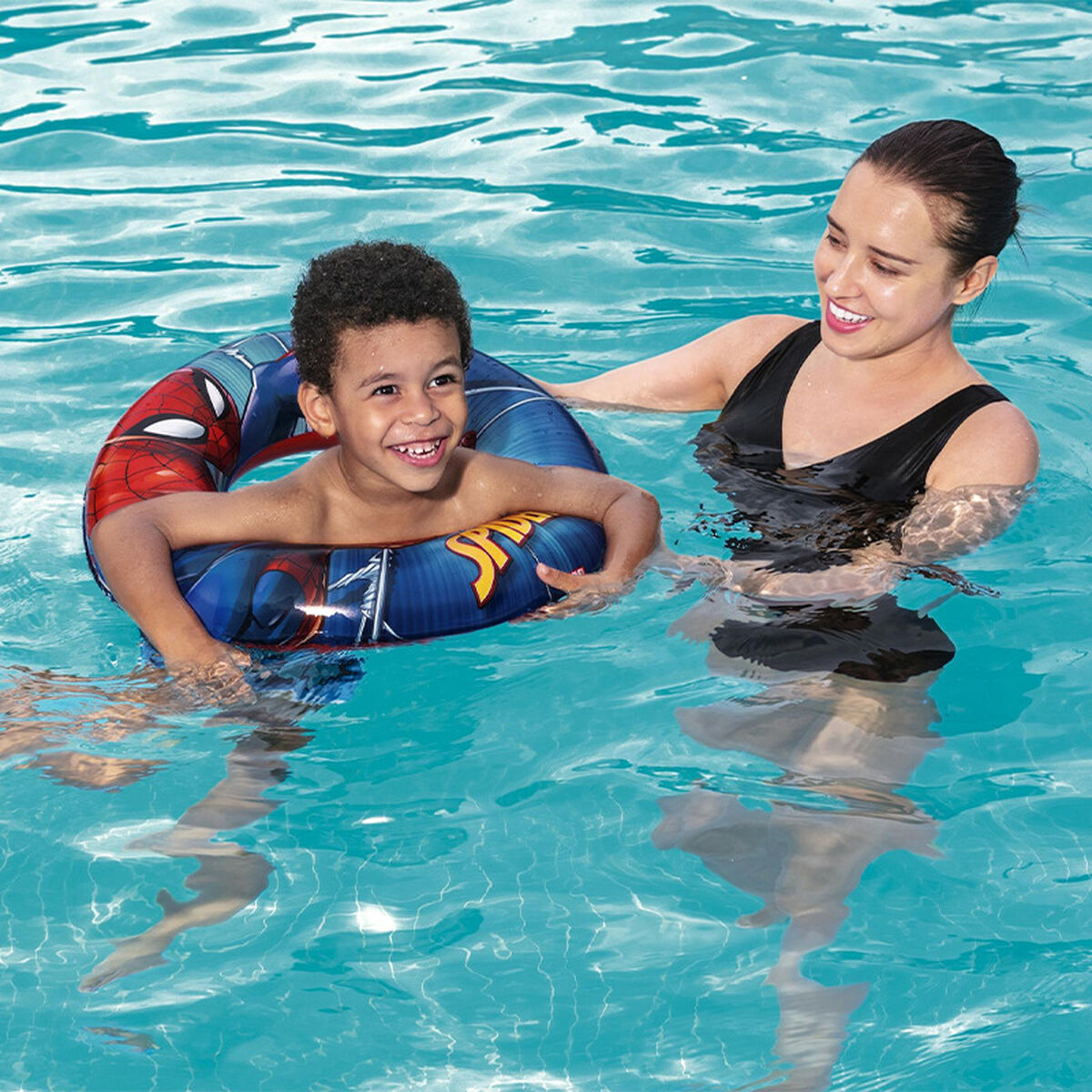 Flotor gonflabil Bestway Multicolor Spiderman Ø 56 cm - Jucarii si jocuri, În aer liber și sport