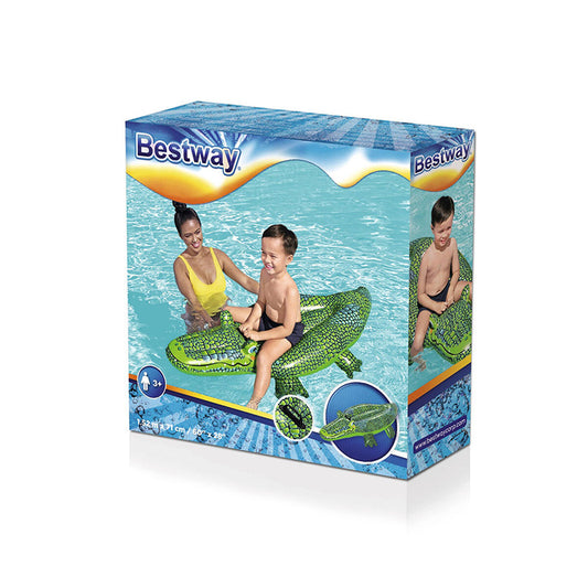Flotor gonflabil Bestway Crocodil 152 x 71 cm - Jucarii si jocuri, În aer liber și sport