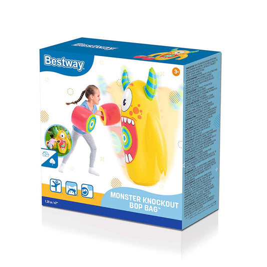 Sac de Box cu Picior Gonflabil pentru Copii Bestway Monstru 120 cm - Jucarii si jocuri, În aer liber și sport