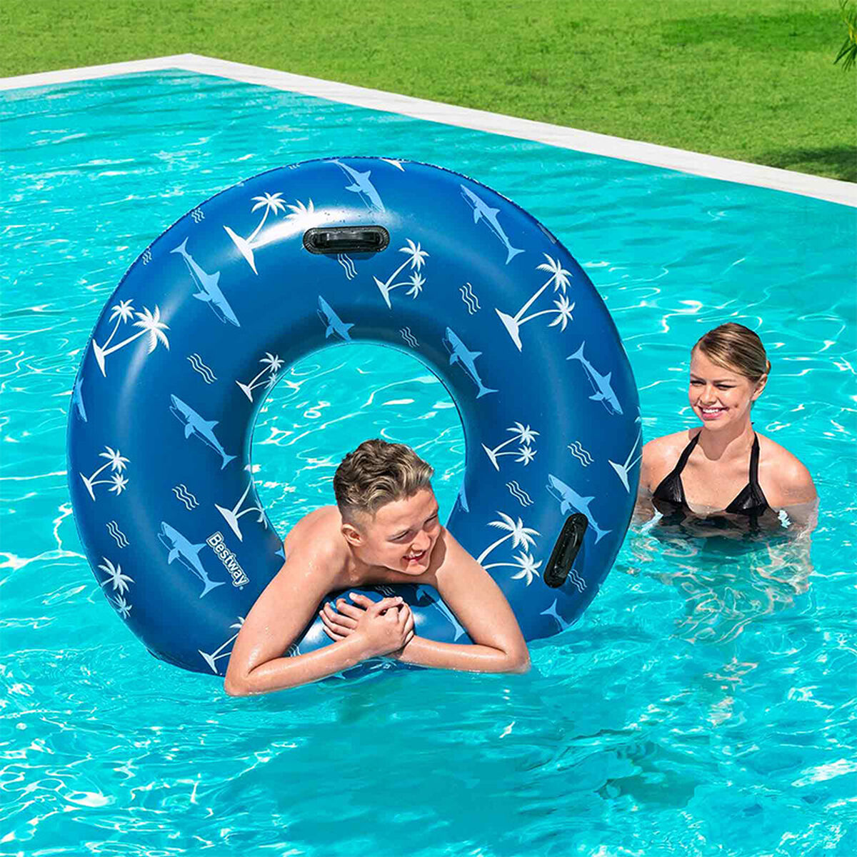 Flotor gonflabil Bestway Ø 119 cm Multicolor - Jucarii si jocuri, În aer liber și sport