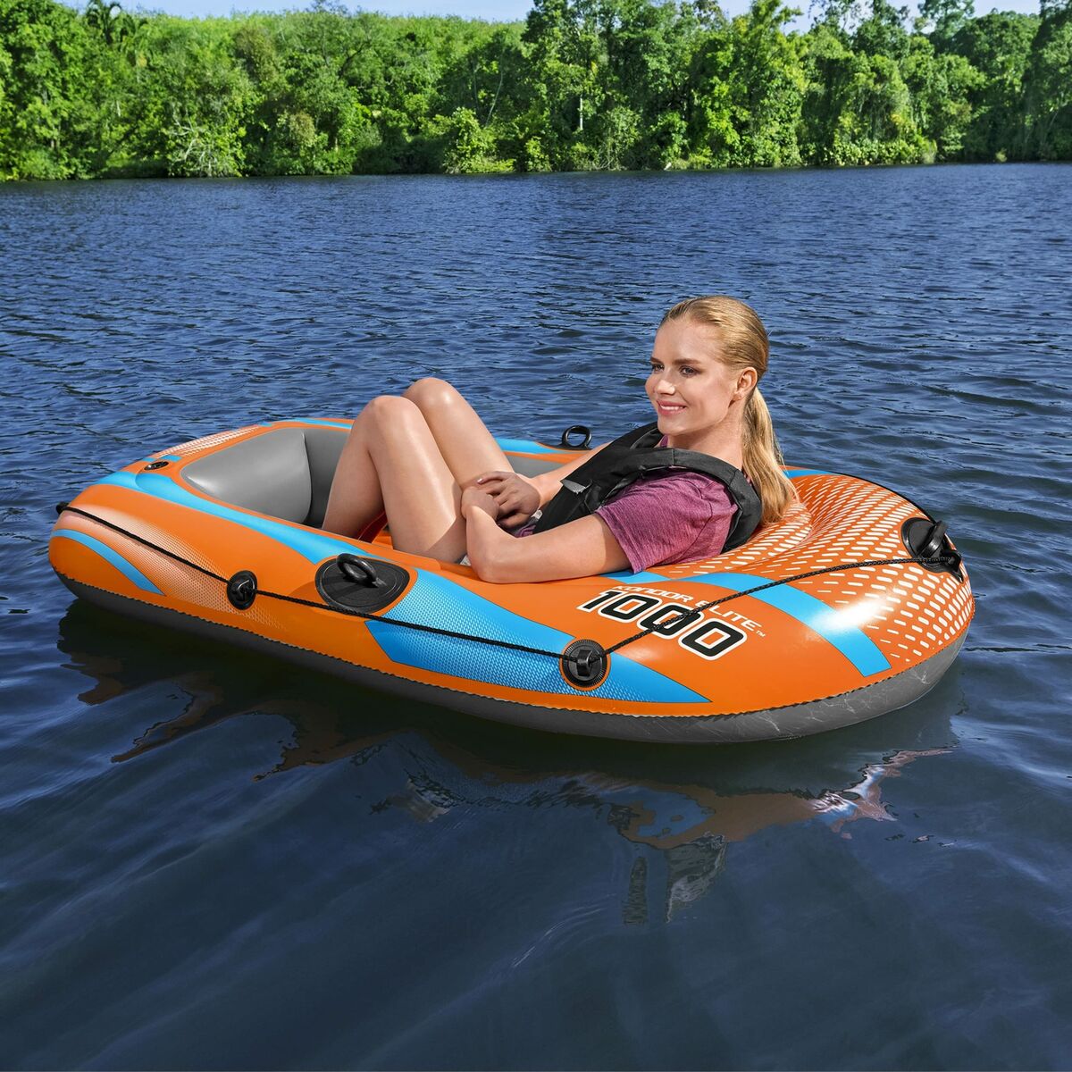Barcă Gonflabilă Bestway Kondor Elite 1000 162 x 96 x 29 cm - Sport și în aer liber, Sporturi acvatice