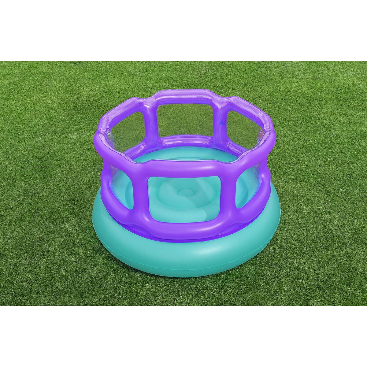 Bestway Saltador Inflabil cu Bile 152x152x84 cm +3 Ani Interior și Grădină 52646 - Jucarii si jocuri, În aer liber și sport
