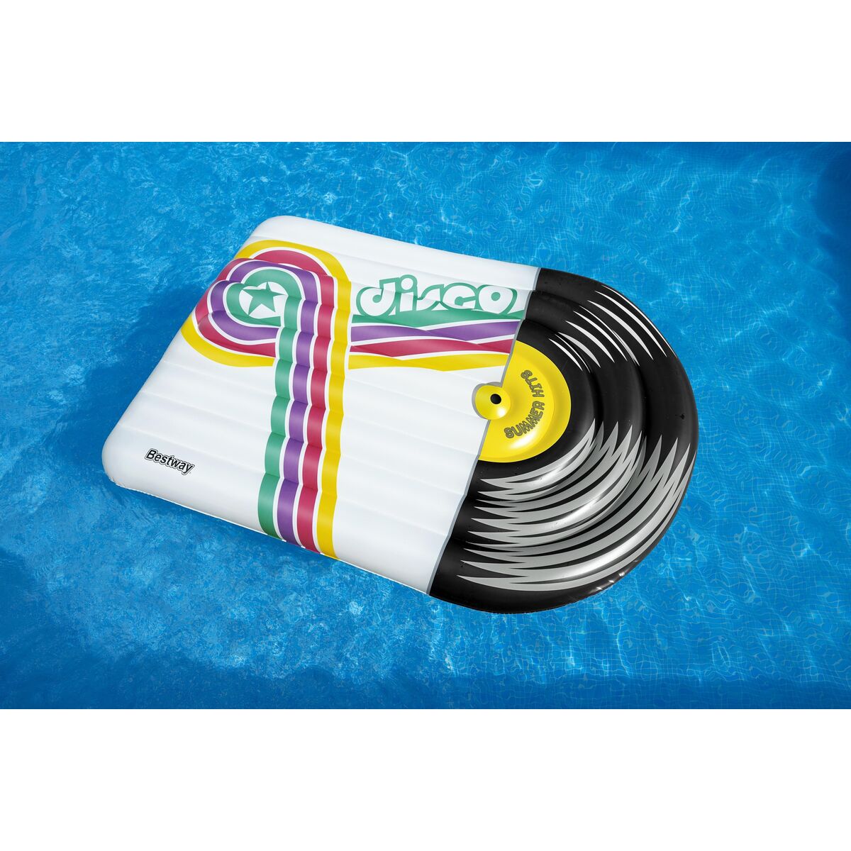 Bestway Colchoneta Inflabilă Disco 196x145 cm Plajă și Piscină 43837 - Jucarii si jocuri, În aer liber și sport