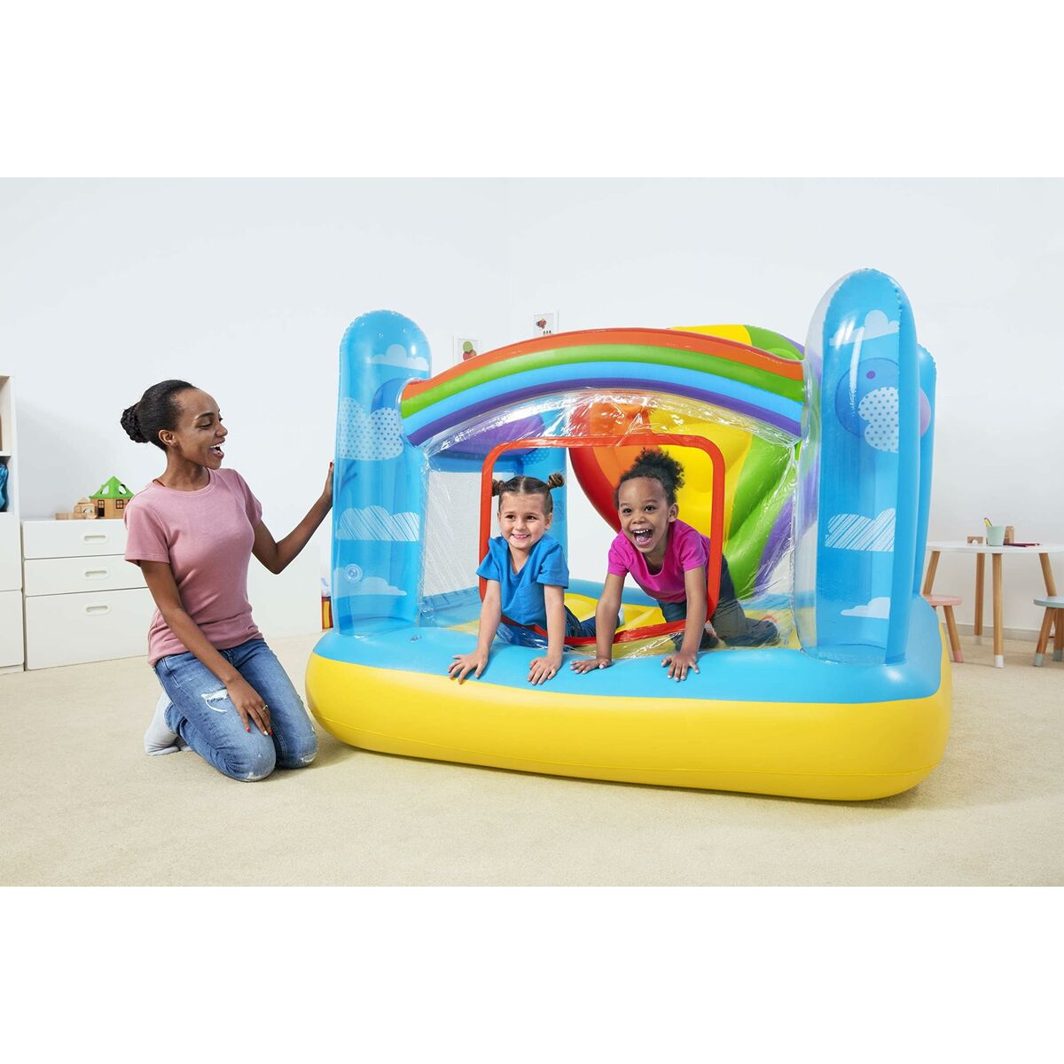 Castel gonflabil Bestway Curcubeu 175 x 173 x 137 cm - Jucarii si jocuri, În aer liber și sport