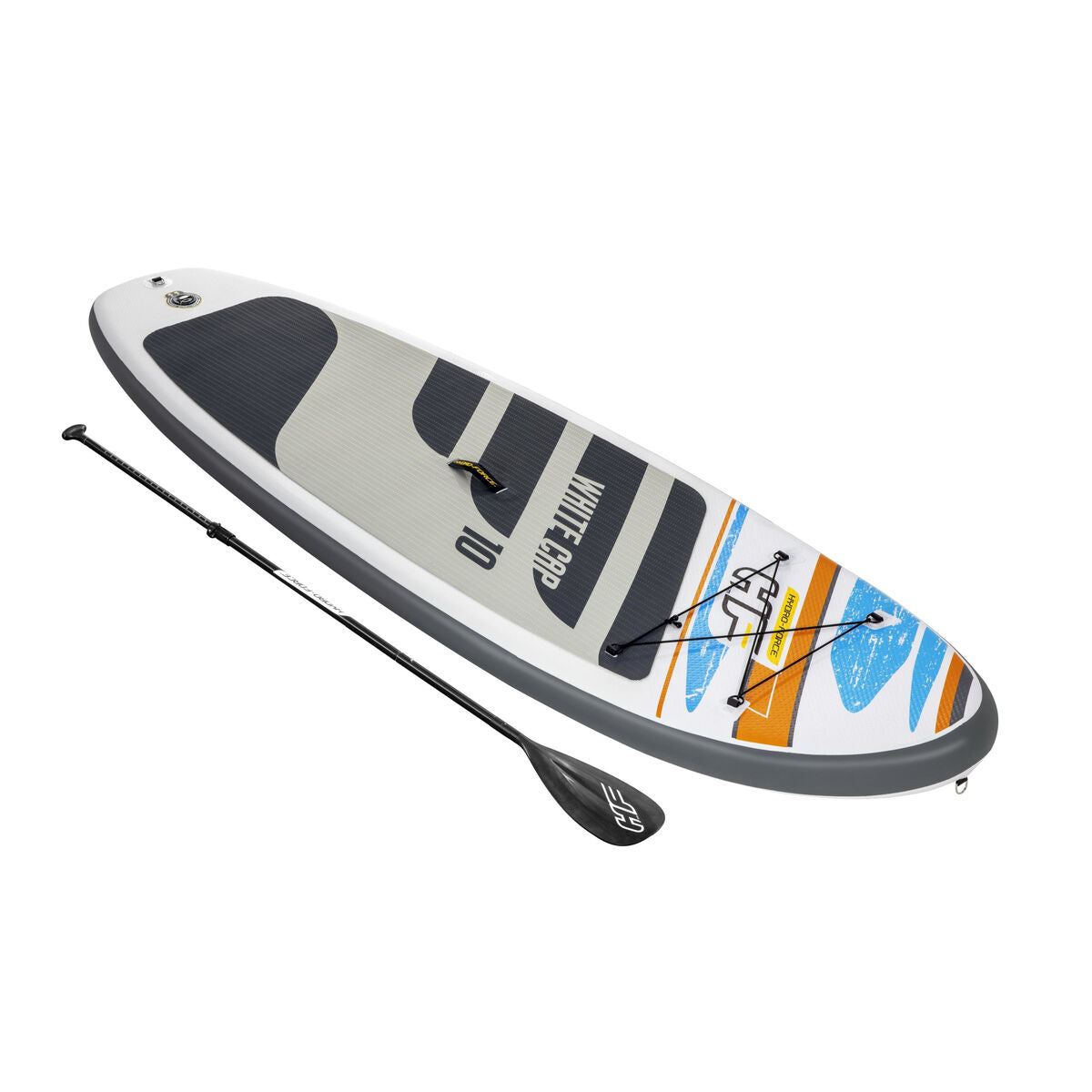 Placă gonflabilă de paddle surf cu accesorii Bestway Hydro-Force Alb 305 x 84 x 12 cm - Sport și în aer liber, Sporturi acvatice