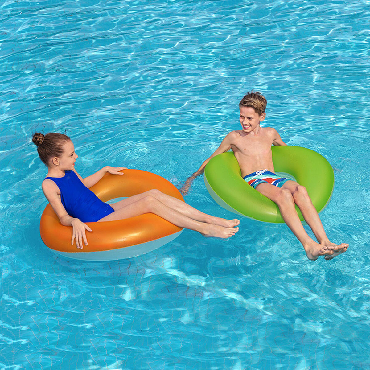 Flotor gonflabil Bestway Verde Ø 91 cm - Jucarii si jocuri, În aer liber și sport