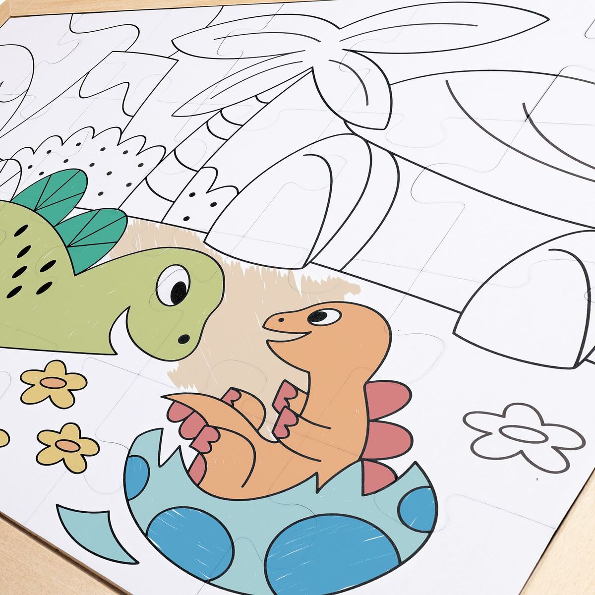 Puzzle Hape Dinozauri - Jucarii si jocuri, Puzzle-uri și puzzle-uri