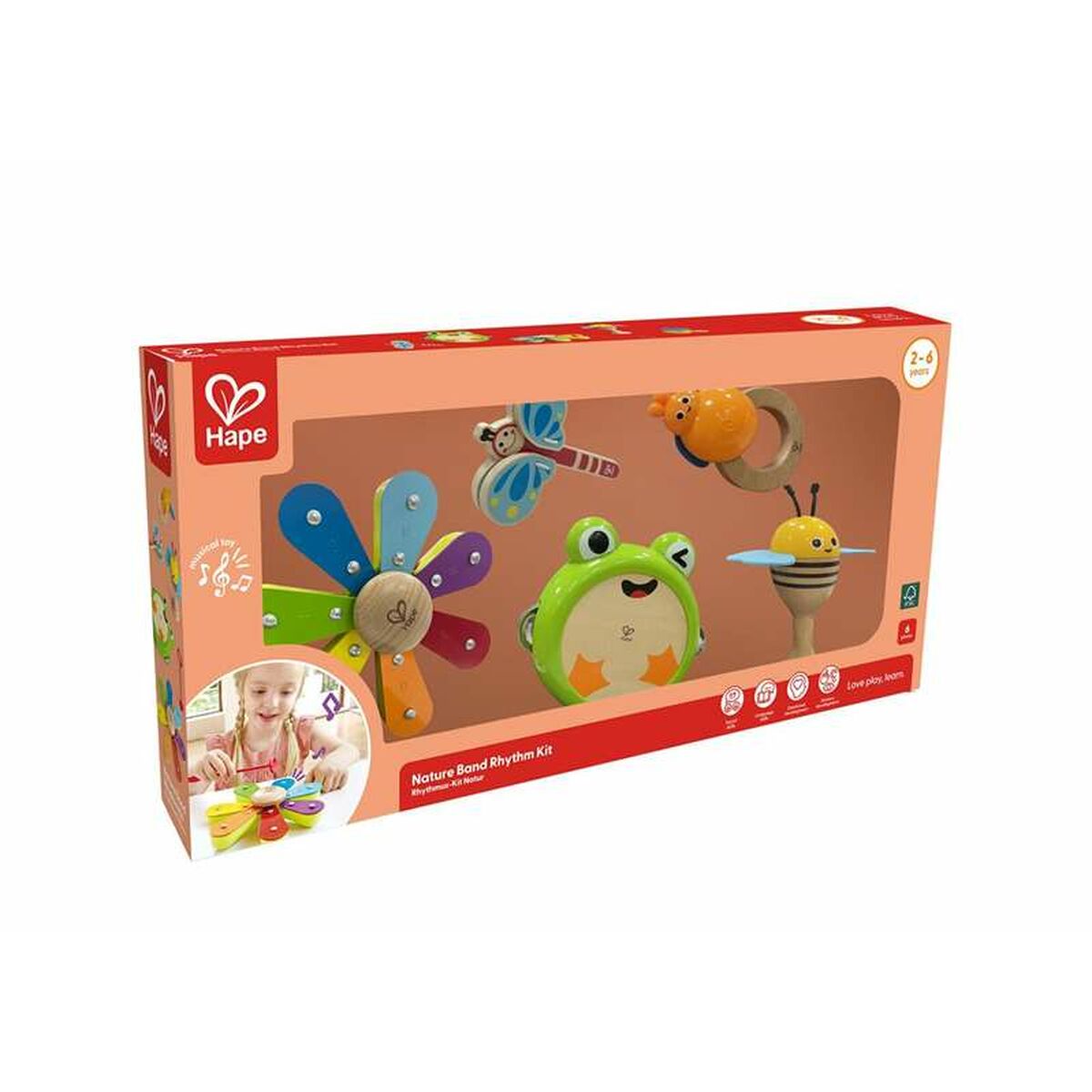 Jucărie Set de instrumente muzicale Toybags Lemn - Jucarii si jocuri, Instrumente muzicale pentru copii