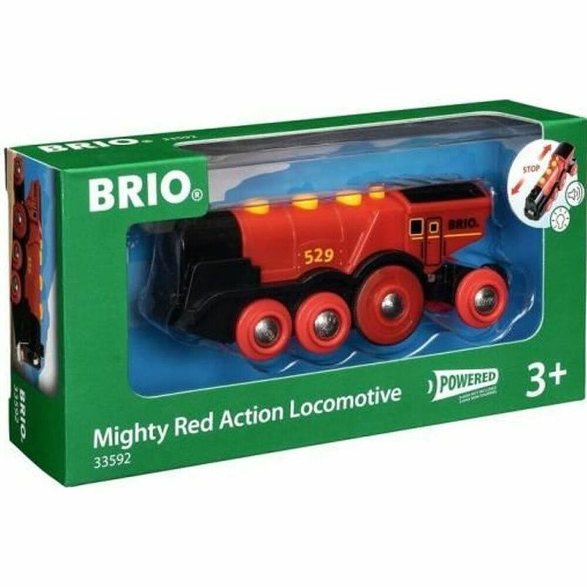 Tren Brio Powerful Red Stack Locomotive - Jucarii si jocuri, Vehicule